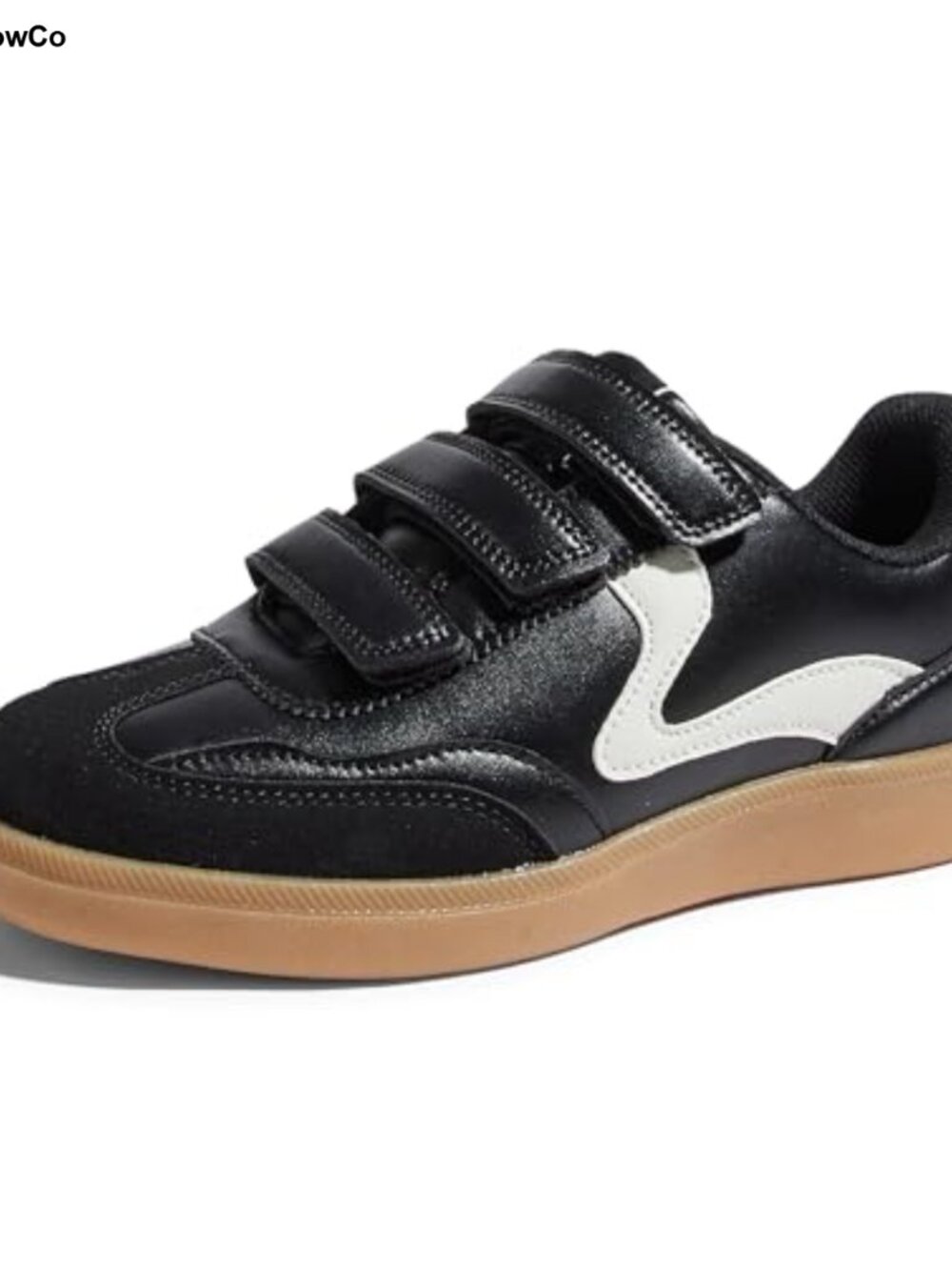 Women's Casual Retro Fashion Sneakers with Hook and Loop Straps, Anti Slip